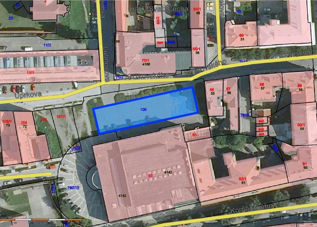 Adresa místa Kapacita Doba e Doba provozu Druh zboží č.: 5 Parkoviště Křížkovského, parc. č. 100, k.ú. Prostějov 1035 m 2 7.00 22.