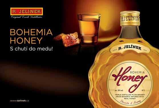 (Bohemia Honey, Slivovice, Hruškovice Williams 0,7 l budík)