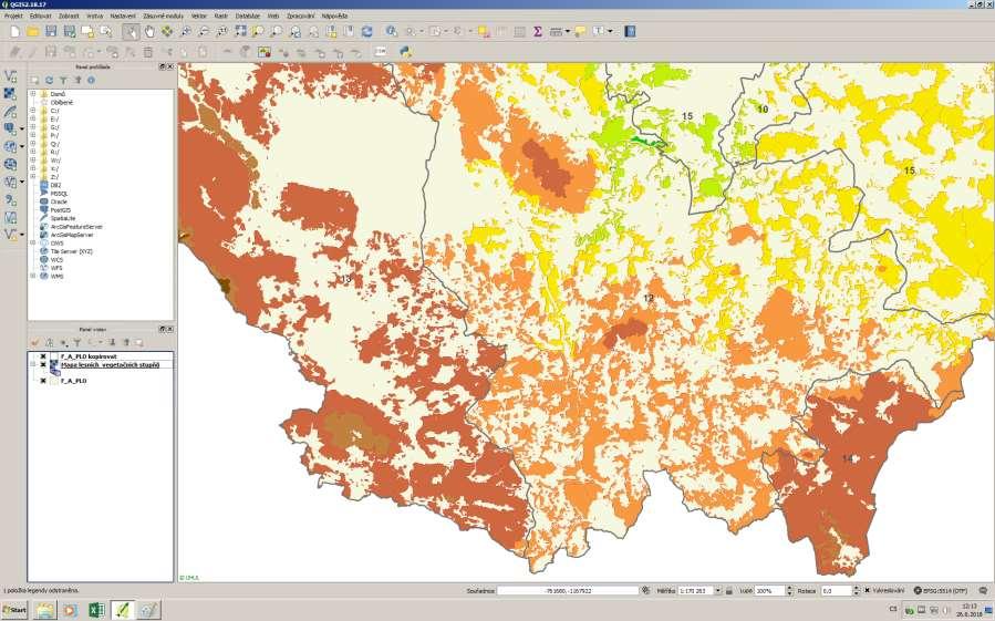 Webová mapová služba WMS OPRL