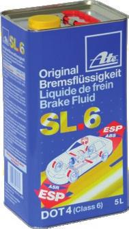 816,- BRZDOVÁ KAPALINA SL6 Specifikace DOT4 / DOT3, třída 6
