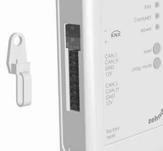 Externí čidla Dohřívač 4 5 3 p # Popis 1 ComfoNet Protokol přes kombinovanou sériovou sběrnici Bus s napájením +12V DC.