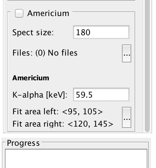 Obr. 6: Měření pro americium