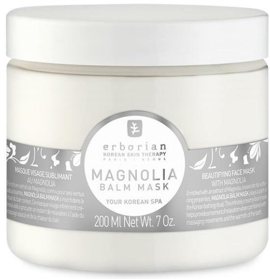 MAGNOLIA BALM MASK CLEANSING WATER Relaxační pleťová maska s extraktem z magnólie pleť vyživuje, zjemňuje a rozjasňuje.