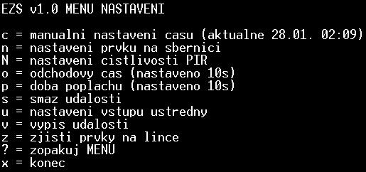 rozvážení impedance vstupních smyček 40% detekční rychlost