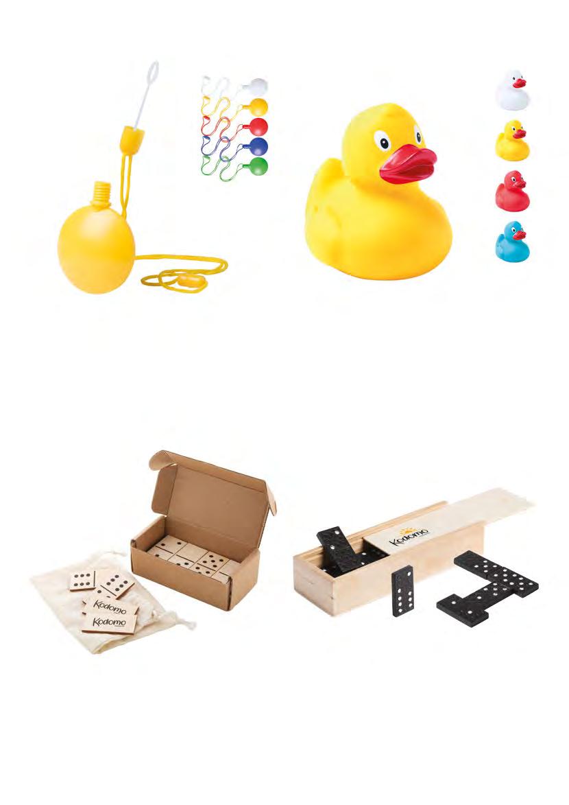 KIDS & TOYS 41 FABULAK AP721180 Plastová láhev na bublifuk. Dodáváno bez náplně. Rozměr: 61 82 26 mm Tisk: P1 (1C, ø10 mm), 30,40 Kč / 1,18 na straně 337. KOLDY AP721186 PVC kachnička do vany.