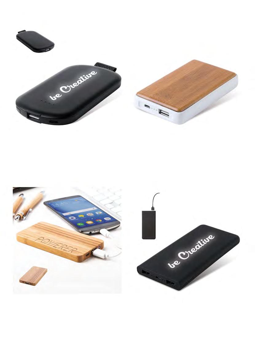 6 TECHNOLOGY & MOBILE SIMMON AP721116-10 USB power banka s 2500 mah baterií a 1 LED světlem uvnitř pro osvícení laseru. Vč. Micro USB nabíjecího kabelu.