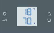 Zvukový alarm Zvukový alarm při nepřípustné provozní stavy. Zní to, když je otevřena po dobu delší než 60 sekund, dveře.