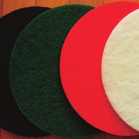 vláken (typy NR a VR) nebo různá struktura netkané textilie bez brousicích zrn (typy RS a BN) TYP Černá (NR) Zelená (VR) Červená (RS) Bílá (BN) POUŽITÍ čištění až na základ za účelem úplného