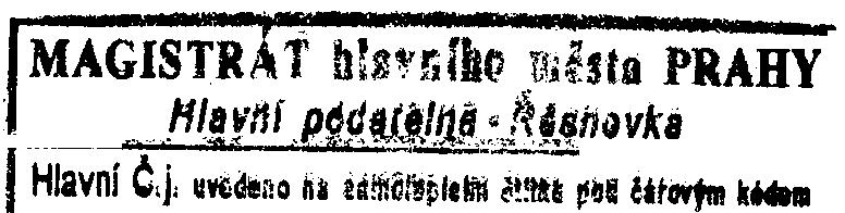 ft MINISTERSTVO ZDRAVOTNICTVÍ 128 01 Praha 2, Palackého nám. 4, pošt. pøihr. 81 MAGISTR t b!z'i.!:!ííhf!