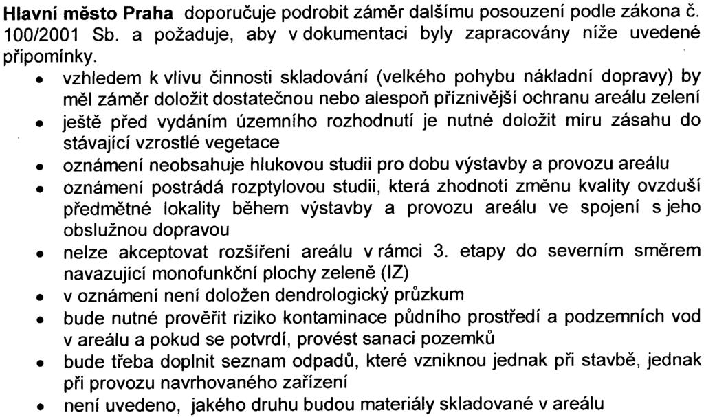 2 I. etapa II. etapa III. etapa Zahájení: bøezen 2004 leden 2005 èerven 2005 Ukonèení: listopad 2004 srpen 2005 únor 2006 Oznamovatel: Barvy a laky s.r.o. Štìrboholská 571 10219Praha 10 Souhrnné vypoøádání pøipomínek: Ke zveøejnìnému oznámení se vyjádøili:.