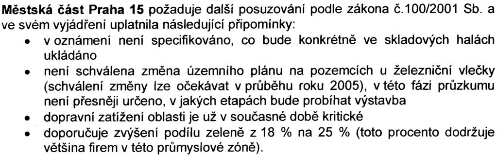 v období pøípravy a výstavby bude dùležité provìøení stávající kontaminace území a pøípadné zajištìní jeho dekontaminace. provìøit možnost využití centrálních zdrojù tepla (s ohledem na 3 odst.