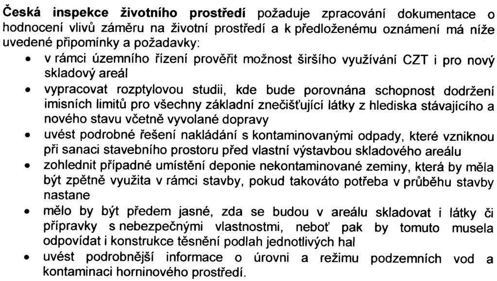 nelze souhlasit s rozšíøením plochy prùmyslové výroby (VP) do plochy izolaèní zelenì (IZ), resp.