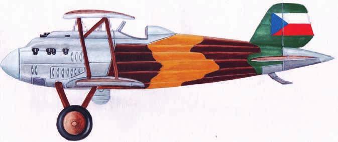 C eskoslovenské stíhací letouny Při stavbě draku letounu bylo v ještě větší míře než u předchozích typů využito duralu, který se už objevil i v některých částech dosud dřevěných křídel.