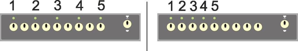 6.4.5 Konfigurace spínačů sekcí Pokud Spraydos s devíti spínači sekcí připojíte k postřikovači s pěti spínači sekcí, můžete nastavit, že se použije pouze každý druhý spínač.