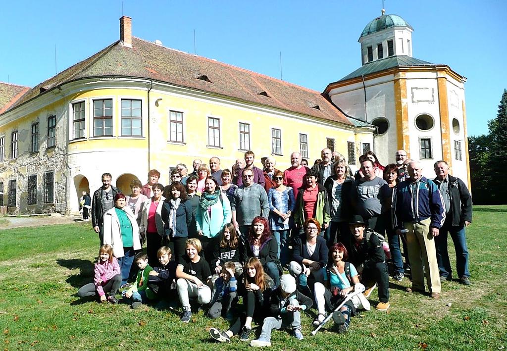 Na programu byla prohlídka zámku včetně muzea, návštěva Staročeských slavností, setkání s panem