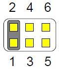 6.4.2 Jumper - nastavení JCMOS:CMOS Pin No.