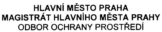 PID HLAVNí MÌSTO PRAHA MAGISTRÁT HLAVNíHO MÌSTA PRAHY ODBOR OCHRANY PROSTØEDí Váš dopis zn. SZn. S-M H M P-4 70794/2006/00P NI/EIA/285-2/Be Vyøizuje/linka Ing.