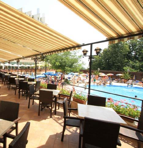 VYBAVENOST: vstupní hala s recepcí, restaurace s terasou, lobby bar, WiFi v lobby, vnitřní bazén, s oddělenou dětskou částí, bar u bazénu, fitness, stolní tenis, animace, dětská postýlka, dětské