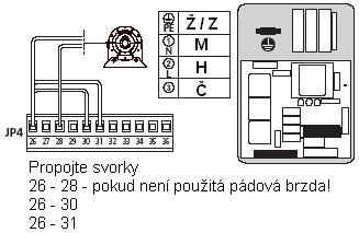 ZAPOJENÍ 1F MOTORU