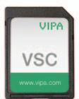 Vložte VIPA SD kartu s licencí 3. Po resetu CPU se aktivují doplňující funkce vytvoříte tak požadované CPU pro danou aplikaci Typ SLIO CPU CPU 013 Obj.