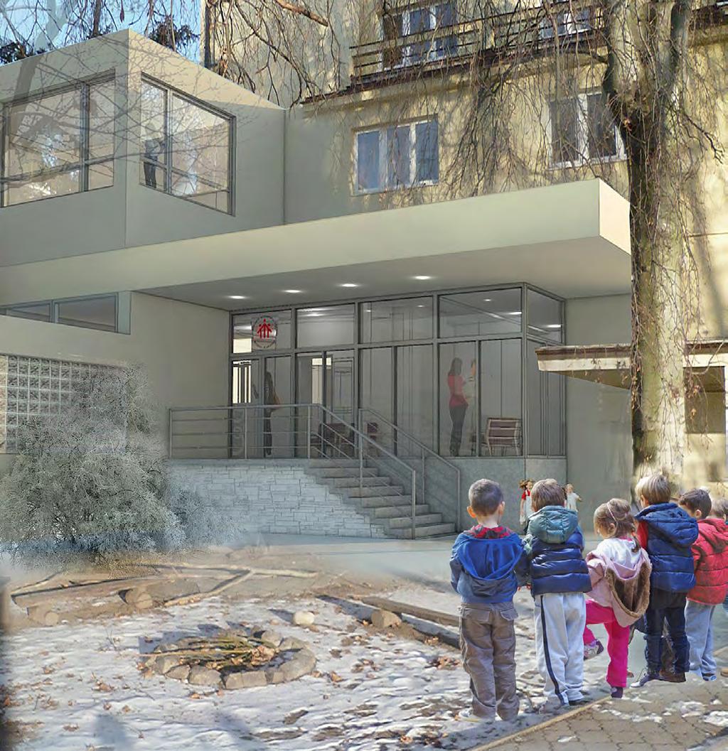 7 REKONSTRUKCE VSTUPU Je jisté, že velká přestavba vstupu a recepce vypukne již na jaře 2019. Do této chvíle jsme s vaší pomocí získali na rekonstrukci částku 1.173.909 Kč.