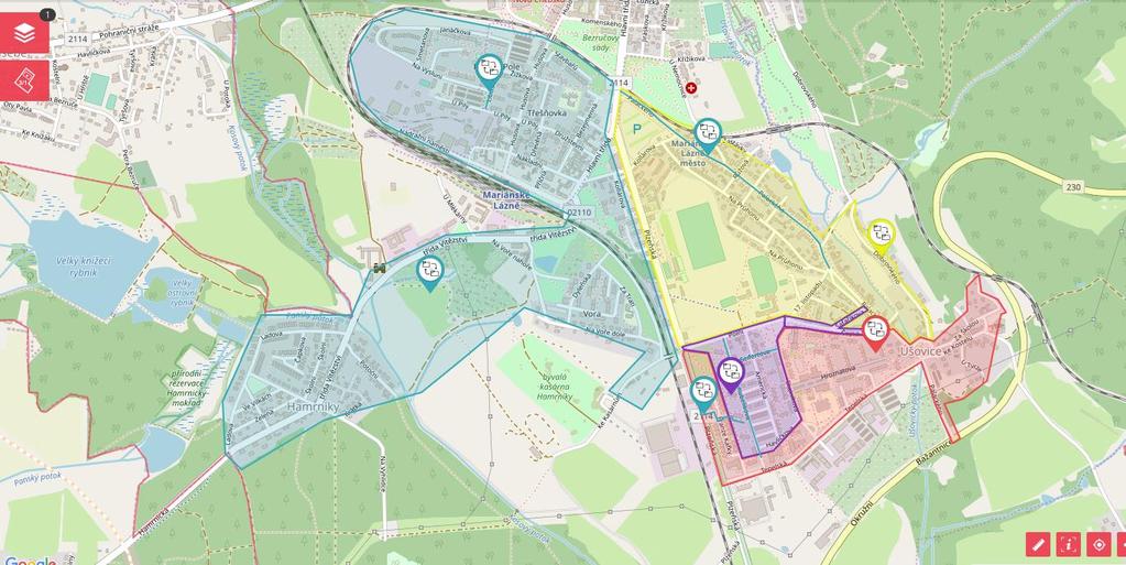 AnyCity pomáhá při integraci projektů Mimo investiční plán města. Pomůže operátor? Obytná zóna - požadavek města na jednu společnou stavební akci. Zájem operátorů - přípolož vlastní kabeláže.