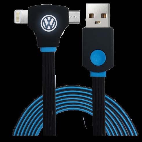Nabíjecí USB kabel 3v1 LED UC027 USB