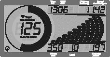 Display: Comfort 3, 5i Time (čas): Slouží k měření délky cvičení. Měří v minutách a vteřinách. Distance: Vzdálenost, kterou jste ujeli. Rpm: Počet otáček za minutu.