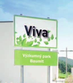 VIVA výzkumný park Baumit Na zdraví a pohodu mají stavební metody a materiály významný vliv.