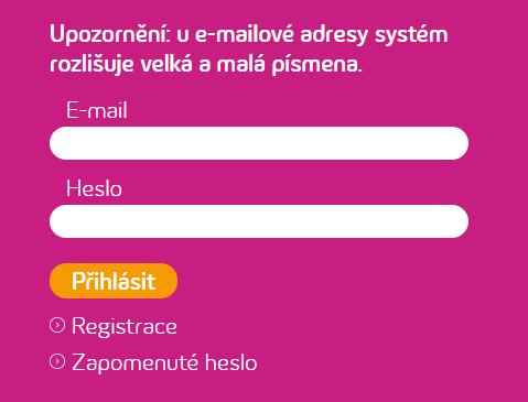 2 Základní operace na webovém portálu 2.