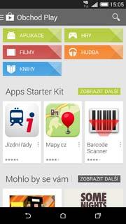 Vyhledání a stažení aplikace ikonu Obchod Play.