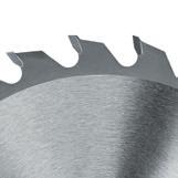099 multimaterial pro pokosovou pilu 305 30 2,3/1,8, 96T TCG 128154 u kónického předřezu se šíře řezu nastavuje vysunutím/zasunutím kotouče KOTOUČE EXPERT ATB = střídavý zub, DH = dutý zub, TCG =