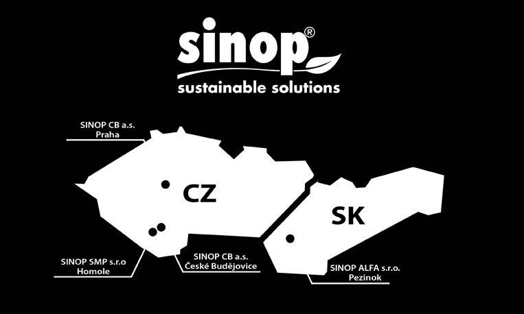 Akciová společnost SINOP CB a.s. se zabývá návrhy, výrobou, prodejem a servisem chladící techniky. Výrobní závod v Českých Budějovicích doplňují pobočky v Praze a Pezinku (Slovensko).