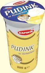 šlehačkou s vanilkovou příchutí 200 g 14076 Srdíčko pudink 0,8 % 4 x