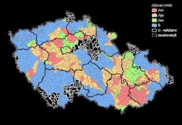 Návrhy opatření na zemědělské půdě Řešení probíhalo v zónách Aev, Aes, Aen, B Řešená plocha byla definovaná půdními bloky LPIS Do řešení byly zahrnuty kultury dle LPIS Orná půda - 219 672 PB/DPB, 2