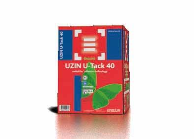 84274 7 rolí UZIN U-Tack 25 (25 mm x 50m) Produkt č. 84274 6 rolí UZIN U-Tack 40 (40 mm x 50m) Produkt č. 84273 5 rolí UZIN U-Tack 50 (50 mm x 50m) Produkt č.