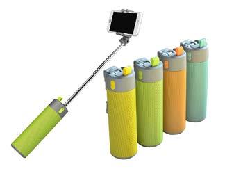 x 62 x 65 mm Selfie tyč Reproduktor Power banka