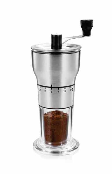 GrandCHEF 428802 Mlýnek na kávu 699 Kč Kvalitní ruční mlýnek na kávu se špičkovým keramickým mlecím mechanismem.