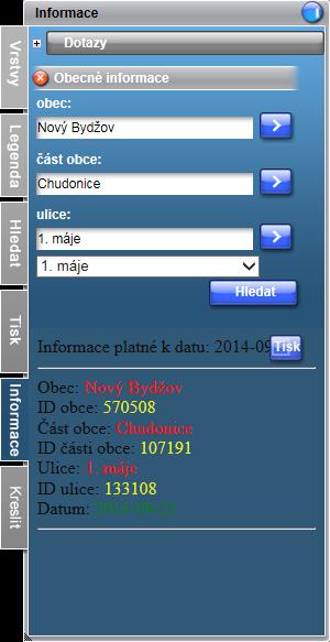 prázdným parametrem ResultTemplate, vlev