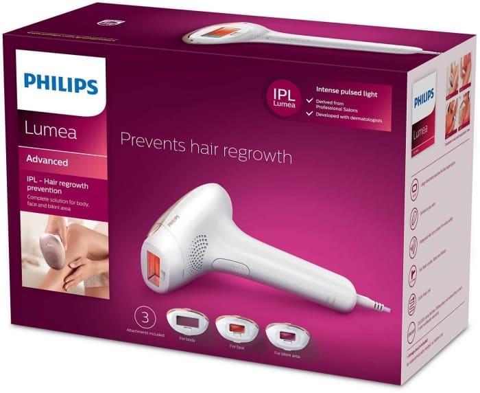 Philips Lumea Advanced je dodáván v malé, elegantní krabici. Co je v krabici a jak to použít?