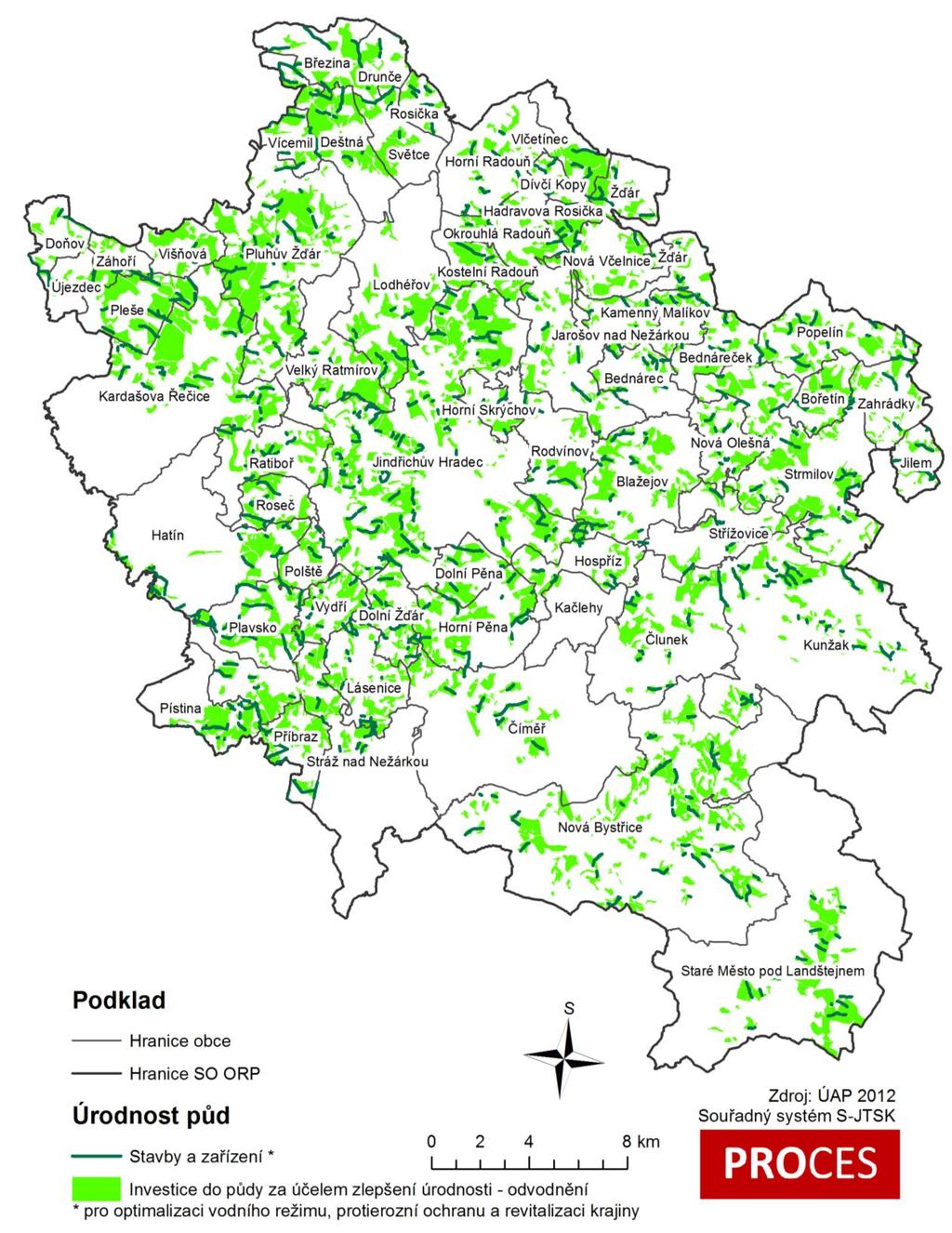 Centrum pro rozvoj obcí a regionů, s. r. o. Mapa 2.5.