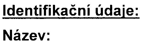 Charakter a kapacita zámìru: Plánovaná výstavba je z technických i ekonomických dùvodù rozložena do delšího èasového období a je rozdìlena na ètyøi ucelené samostatné funkèní etapy.