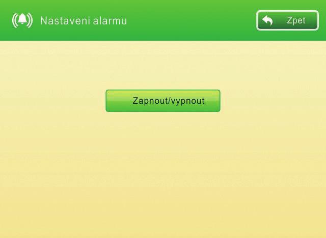 5.3.4.4 Nastavení alarmu/bzučáku 5.3.7 Nastavení systému