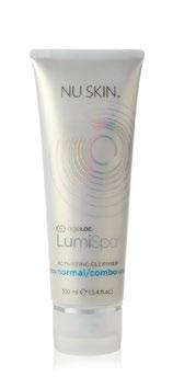 ageloc LumiSpa Activating Cleanser for Normal to Combination skin Tento čisticí přípravek obsahuje jemný čisticí systém pro normální až smíšenou pleť s kokamidopropyl betainem v kombinaci s