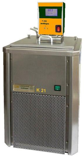 Obr. 16: Kryostat K 21 [11] Ponorné termostaty Ponorné termostaty umožňují automatizované nastavování požadované teploty v olejové lázni s teplotním rozlišením