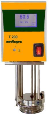 Pro zjištění teploty využívá opět senzor Pt 100, průtok tepleného čerpadla je 8 l/min. Obr. 17: Medingen E 20 [14] Obr. 18: Medingen T 200 [12] 2.