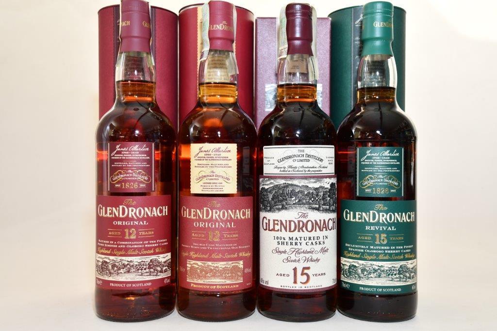 Položka č.34 GlenDronach 12yo GlenDronach 12yo Glendronach 15yo GlenDronach 15yo Revival Snad jste si nemysleli, že by sme v aukci zapomněli na náš milovaný GlenDronach.