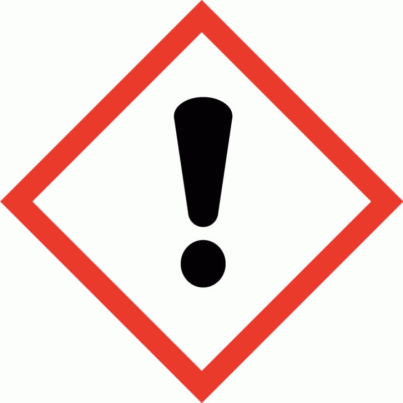 2.2. Prvky označení EC číslo 608-489-8 Výstražný symbol nebezpečnosti Signální slovo Složky pro označování rizik, které určují Standardní věta o nebezpečnosti Pokyn pro bezpečné zacházení Varování