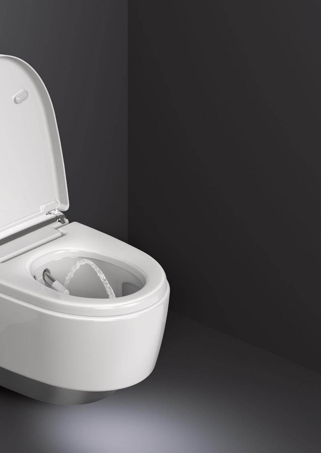 PRAKTICKY BEZDOTYKOVÁ OBSLUHA Díky bezdotykové detekci uživatele se WC víko otevírá i zavírá automaticky.