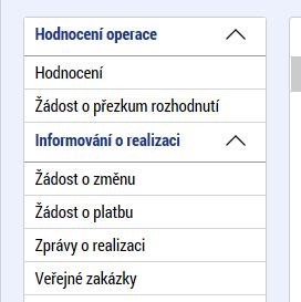 na manažera projektu, aby vygeneroval plán ZOR Na záložce